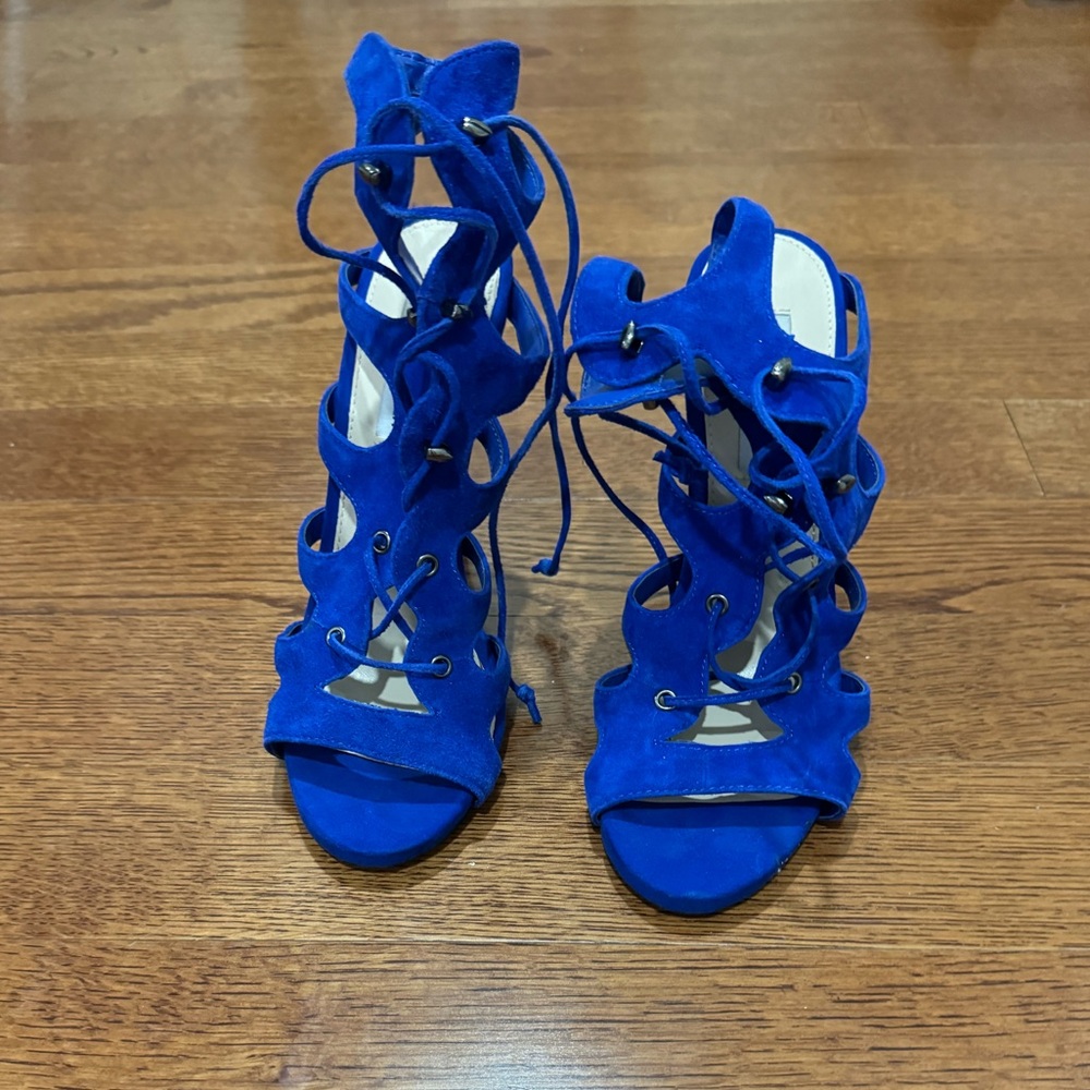 Suede Steve Madden heels